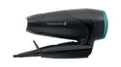 REMINGTON - D1500 Asciugacapelli, 2000 Watt, 2 temperature, 2 velocità, manico pieghevole - Nero
