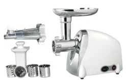 RGV Duetto Plus Tritacarne, Passapomodoro, Grattuggia, 500 W, Acciaio Inossidabile