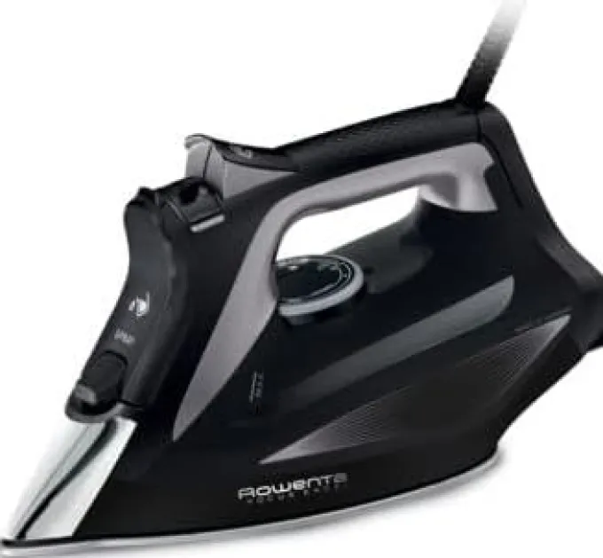 Rowenta Focus Excel DW5320D1 Ferro da stiro a secco e a vapore Piastra solare Microsteam 400 HD Laser 2700 W Nero, Grigio
