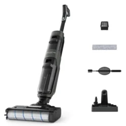 ROWENTA - GZ5035WO, Lavapavimenti senza fili 200 Watt, 50 min di autonomia - Nero
