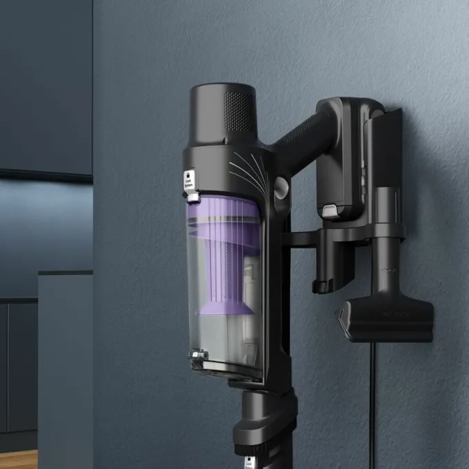 Rowenta X-Pert 7.60 RH6A35 aspirapolvere senza filo Viola, Argento Senza sacchetto