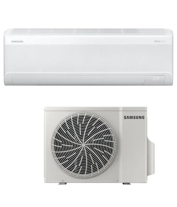 SAMSUNG - AR60F09C1AWNEU - condizionatore fisso 9000 Btu, Classe Energetica A++, Multisplit, Motore Inverter, R-32 - Bianco