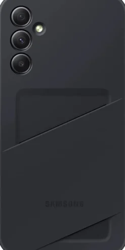 Samsung Card Slot Cover custodia con tasca per Galaxy A34 5G Nero