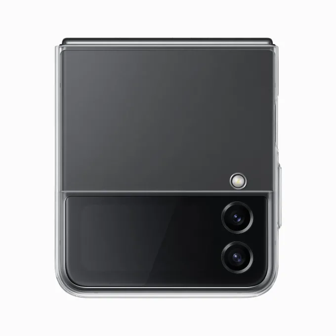 Samsung Clear Slim Cover per Galaxy Z Flip4, Trasparente