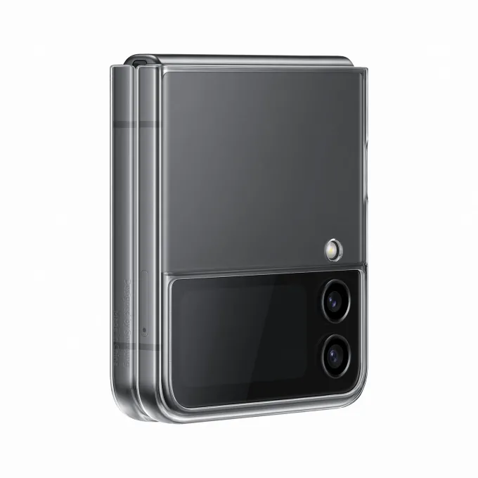 Samsung Clear Slim Cover per Galaxy Z Flip4, Trasparente
