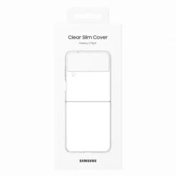 Samsung Clear Slim Cover per Galaxy Z Flip4, Trasparente