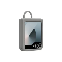 SAMSUNG - Custodia Silicone Z Flip 6 Ring Gray