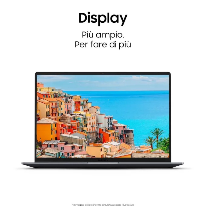 Samsung SAMNP760-VJGK1 laptop Copilot+ PC Intel Core Ultra 5 325 Computer portatile 40,6 cm (16") WUXGA 16 GB LPDDR5x-SDRAM 512 GB SSD Wi-Fi 6E (802.11ax) Windows 11 Home Grigio