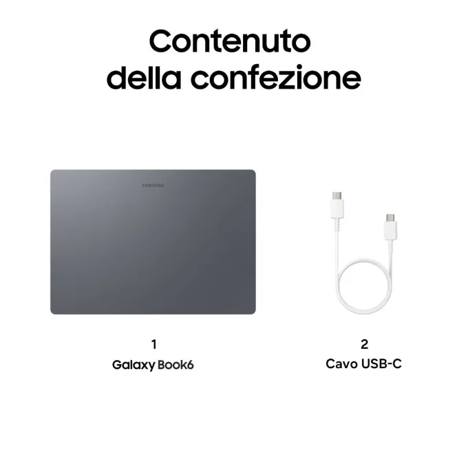 Samsung SAMNP760-VJGK1 laptop Copilot+ PC Intel Core Ultra 5 325 Computer portatile 40,6 cm (16") WUXGA 16 GB LPDDR5x-SDRAM 512 GB SSD Wi-Fi 6E (802.11ax) Windows 11 Home Grigio