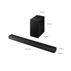 Samsung Soundbar HW-B750F/ZF, Audio 5.1 canali , Wireless Dolby 5.1ch, 2025