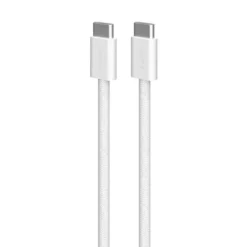 SBS - Cavo in tessuto da USB-C a USB-C PUCCCFABK415MTWHI - Bianco