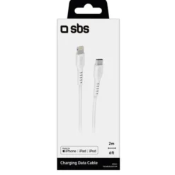 SBS Cavo Lightning / Type-C Lunghezza 2 metri colore Bianco - TECABLELIGTC2W
