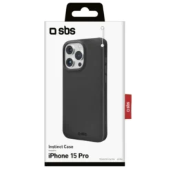 SBS - Cover Instinct per iPhone 15 Pro Nero
