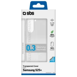 SBS - Cover Skinny TESKINSAS25PT per Samsung S25+ Trasparente