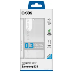 SBS - Cover Skinny TESKINSAS25T per Samsung S25 - Trasparente