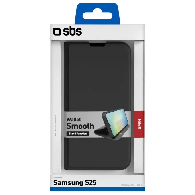 SBS - Cover TEWALSAS25K per Samsung S25 - Nero
