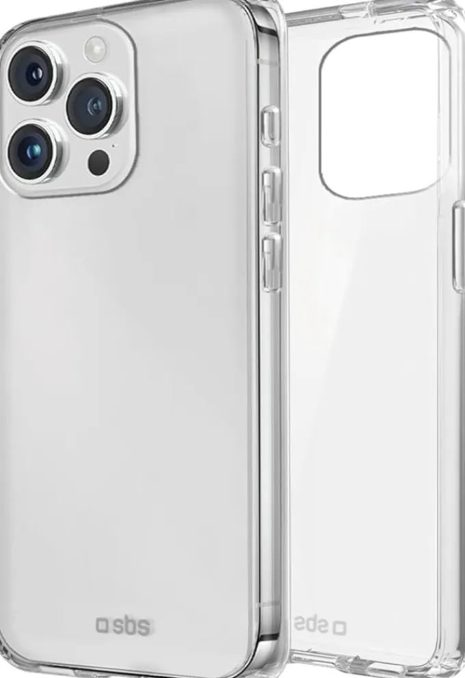 SBS - Custodia TESKINIP1567PT per Iphone 15 Pro Max Trasparente