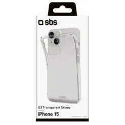 SBS - Custodia TESKINIP1561T per Iphone 15 Trasparente
