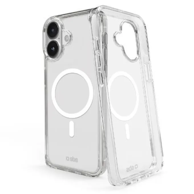 SBS IPHONE 16 COVER LIGHT MAG TRASPARENTE TELIGMAGIP1661T