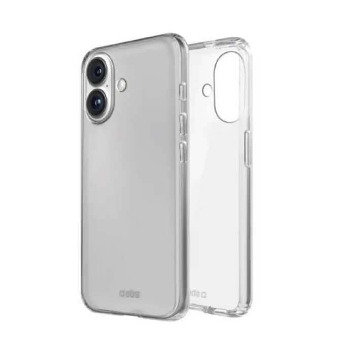 SBS IPHONE 16 PLUS COVER IN GOMMA TRASPARENTE TESKINIP1667T