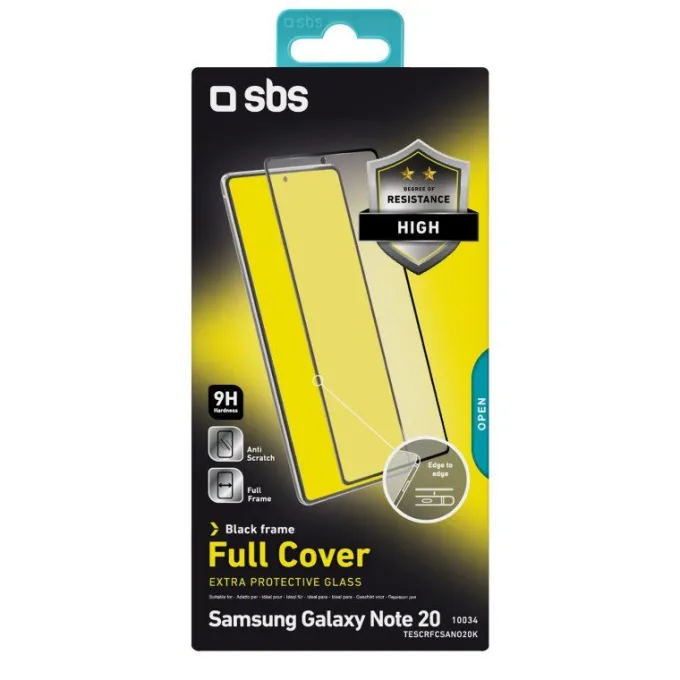 SBS pellicola protettiva in vetro per Samsung Galaxy Note 20