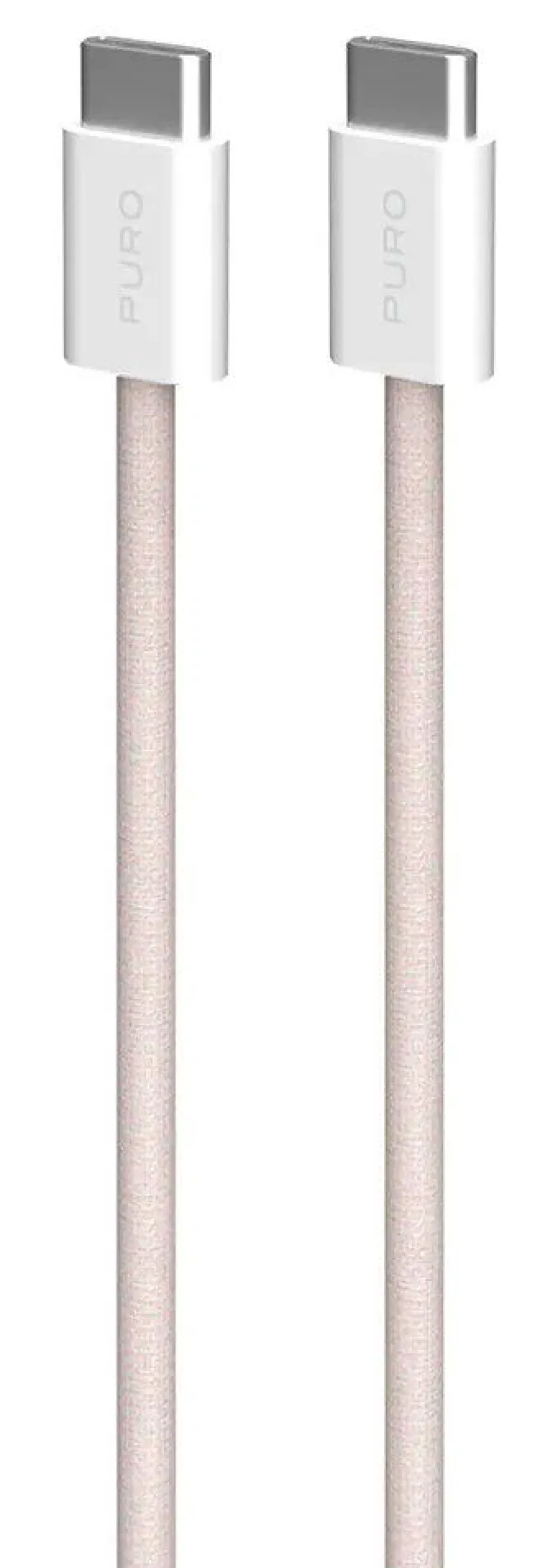 SBS - PUCCCFABK415MTROSE - Cavo in tessuto da USB-C a USB-C - Rosa
