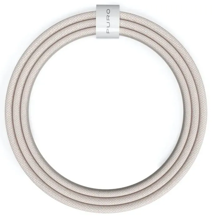 SBS - PUCCCFABK415MTROSE - Cavo in tessuto da USB-C a USB-C - Rosa