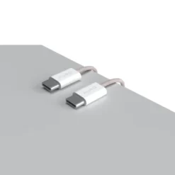 SBS - PUCCCFABK415MTROSE - Cavo in tessuto da USB-C a USB-C - Rosa