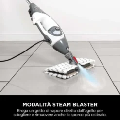 SCOPA A VAPORE 2 IN 1 SHARK KLIK 'N' FLIP CON STEAM BLASTER S6005EU
