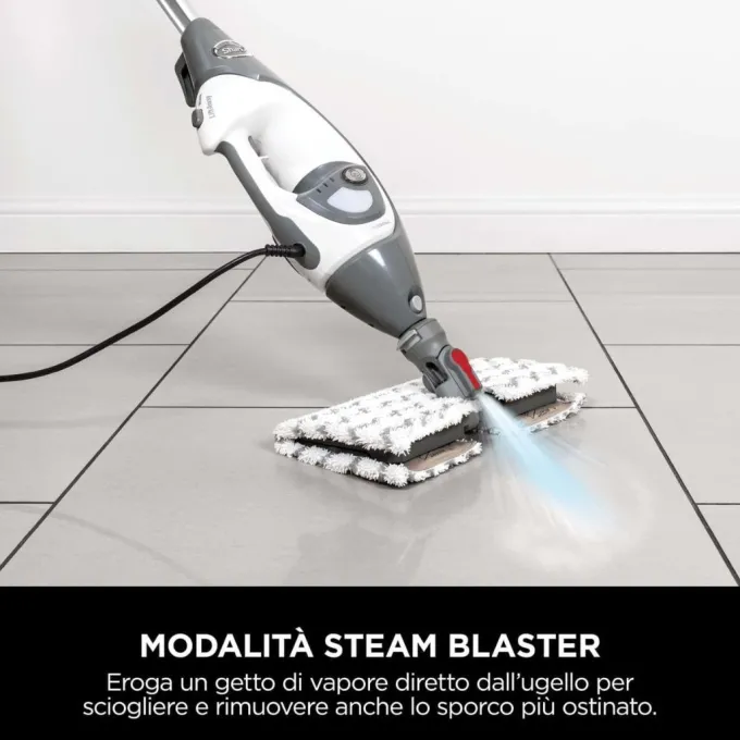 SCOPA A VAPORE 2 IN 1 SHARK KLIK 'N' FLIP CON STEAM BLASTER S6005EU