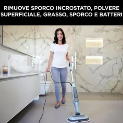 SCOPA A VAPORE SHARK STEAM & SCRUB CON PANNI ROTANTI S6002EU