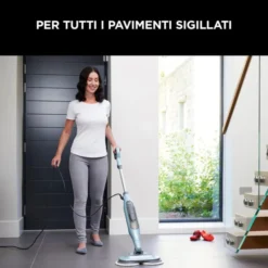 SCOPA A VAPORE SHARK STEAM & SCRUB CON PANNI ROTANTI S6002EU