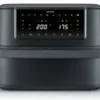 Severin Friggitrice ad Aria Capacità 9 Litri Potenza 2600 Watt Temperatura 60 - 200 °C con Timer colore Nero - FR 2490