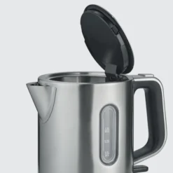 Severin WK 3401 bollitore elettrico 1 Litro, 2400 Watt, Indicatore livello dell'acqua, spegnimento automatico - Acciaio inox