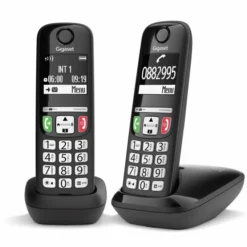 Siemens Gigaset E270 Duo Telefono DECT Identificatore di chiamata Nero