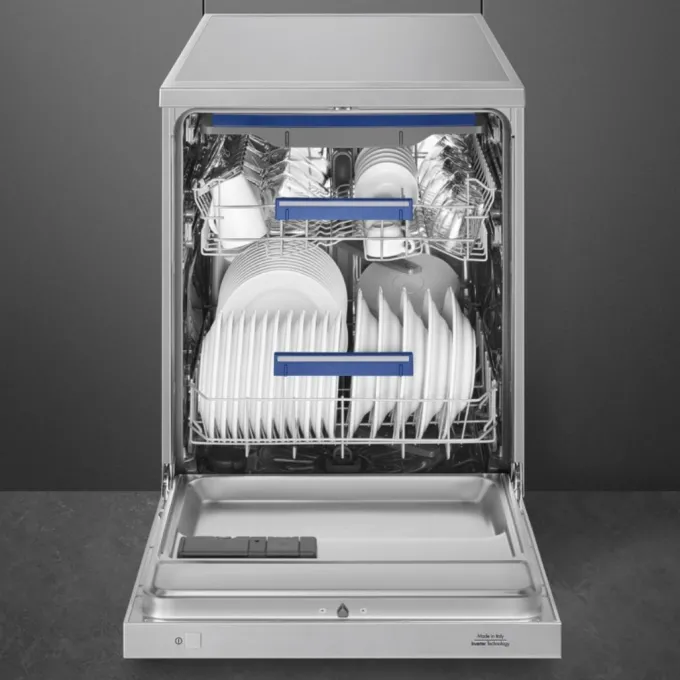 SMEG - Lavastoviglie LVS342CQSX Classe C 14 coperti - Argento