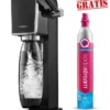 Sodastream Gasatore SST ART, 1 litro, Gasatura regolabile + RICARICA CO2 in OMAGGIO