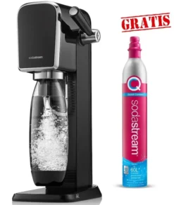 Sodastream Gasatore SST ART, 1 litro, Gasatura regolabile + RICARICA CO2 in OMAGGIO