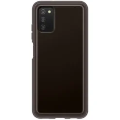 Soft Clear Cover Custodia morbida per Samsung Galaxy A03s Nera