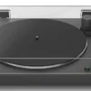 Sony PS-LX3BT, giradischi wireless Bluetooth con riproduzione automatica, audio Hi-Res wireless, trasmissione a cinghia, preamplificatore phono, funzionamento a 2 velocità, coperchio antipolvere