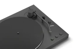 Sony PS-LX3BT, giradischi wireless Bluetooth con riproduzione automatica, audio Hi-Res wireless, trasmissione a cinghia, preamplificatore phono, funzionamento a 2 velocità, coperchio antipolvere