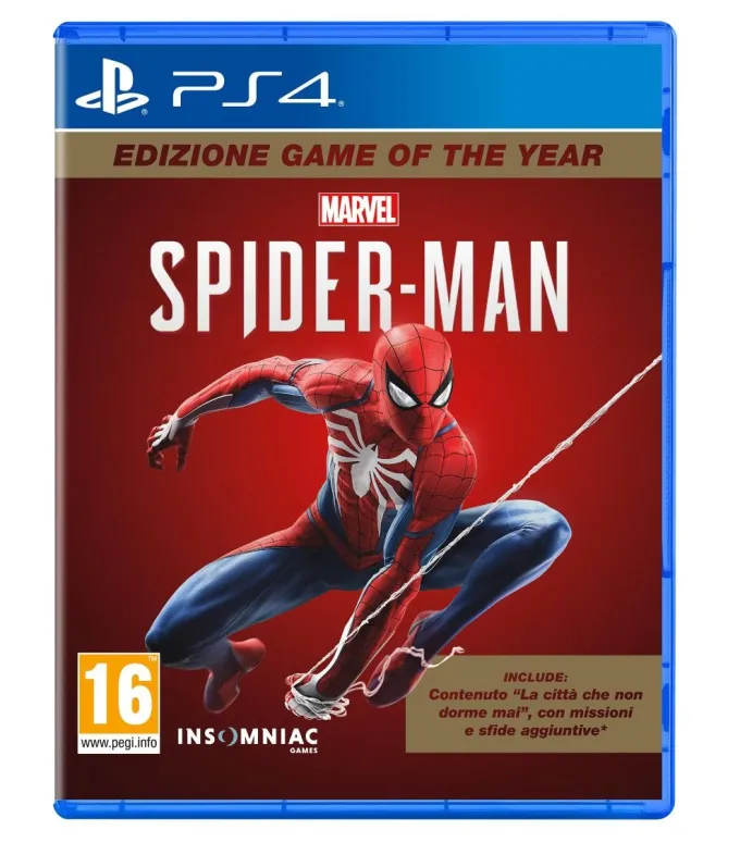 SONY - PS4 MARVEL'S SPIDER-MAN - EDIZIONE GAME OF THE YEAR