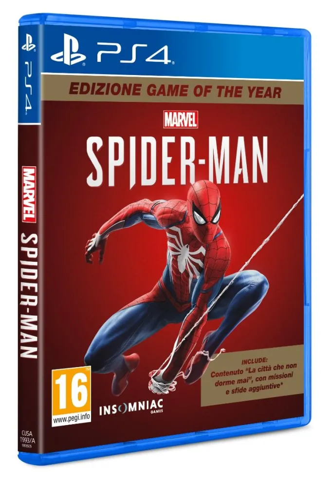 SONY - PS4 MARVEL'S SPIDER-MAN - EDIZIONE GAME OF THE YEAR