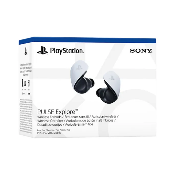 Sony - PULSE Explore Auricolare Wireless In-ear Playstation 5 Bluetooth - Nero e Bianco