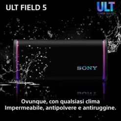 SONY - SRSULT50B.CE7 Speaker portatile Wireless Bluetooth 5.3, USB, SUONO ULT POWER SOUND - Nero