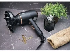 TELEFUNKEN - M09229 - Asciugacapelli 1600 Watt, 3 velocità - Nero