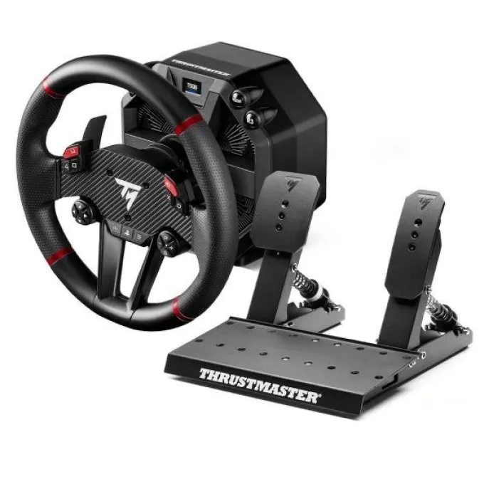 Thrustmaster T598 Direct Axial Drive – Volante Simulazione con Pedaliera e Force Feedback 5Nm