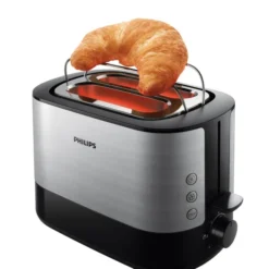 Tostapane Philips Viva Collection con alloggiamento extra ampio per fette spesse