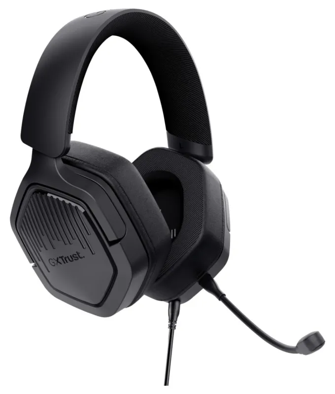 TRUST - Cuffie gaming multipiattaforma GXT492 CARUS Cablato A Padiglione Gaming Nero