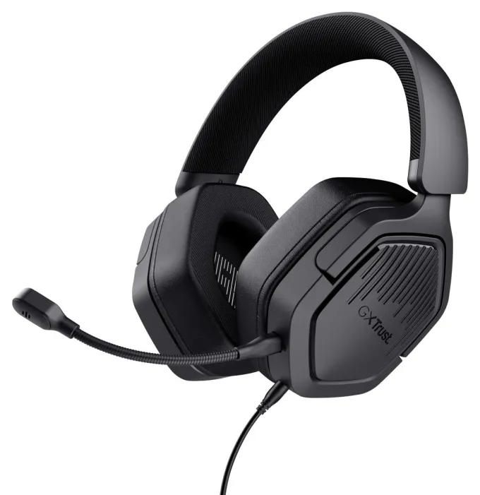 TRUST - Cuffie gaming multipiattaforma GXT492 CARUS Cablato A Padiglione Gaming Nero